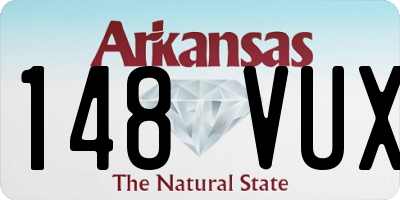 AR license plate 148VUX
