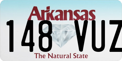 AR license plate 148VUZ