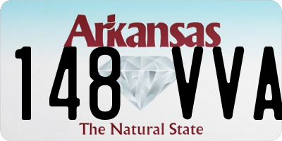 AR license plate 148VVA