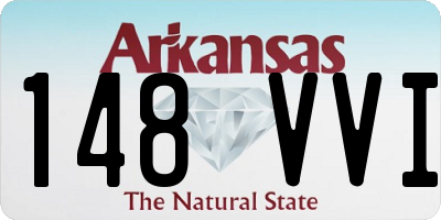 AR license plate 148VVI