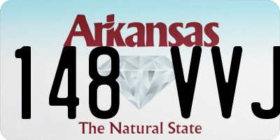 AR license plate 148VVJ