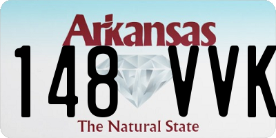 AR license plate 148VVK