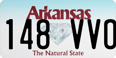 AR license plate 148VVO