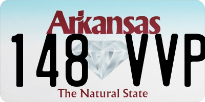AR license plate 148VVP