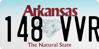 AR license plate 148VVR