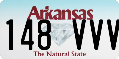 AR license plate 148VVV