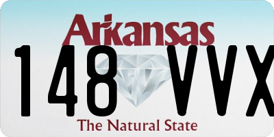AR license plate 148VVX