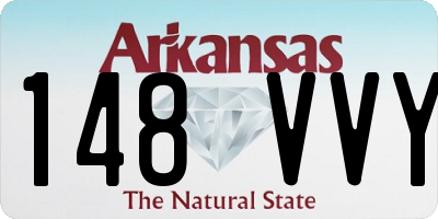 AR license plate 148VVY