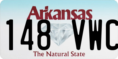 AR license plate 148VWC