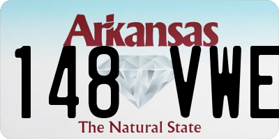 AR license plate 148VWE
