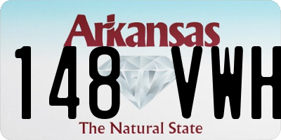 AR license plate 148VWH
