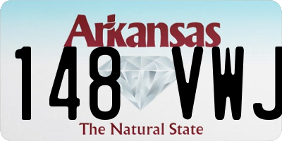 AR license plate 148VWJ