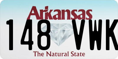 AR license plate 148VWK