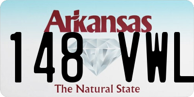 AR license plate 148VWL