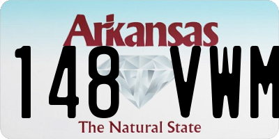 AR license plate 148VWM