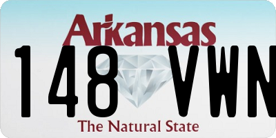 AR license plate 148VWN