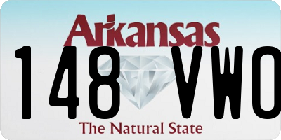 AR license plate 148VWO