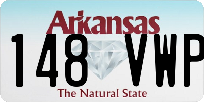 AR license plate 148VWP
