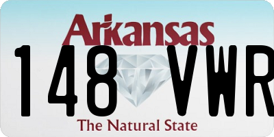 AR license plate 148VWR