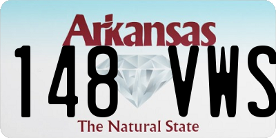 AR license plate 148VWS