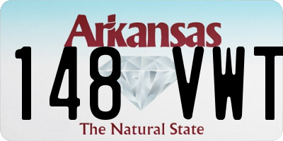 AR license plate 148VWT