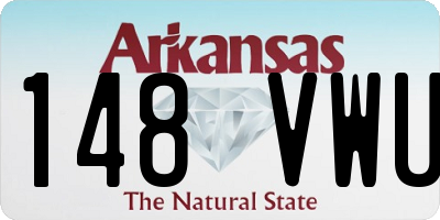 AR license plate 148VWU