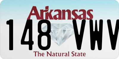 AR license plate 148VWV