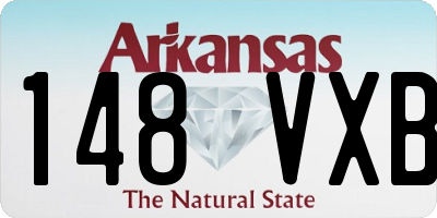 AR license plate 148VXB