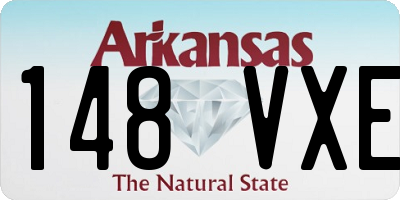 AR license plate 148VXE