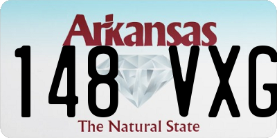 AR license plate 148VXG