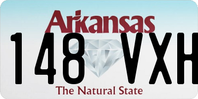 AR license plate 148VXH