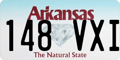 AR license plate 148VXI