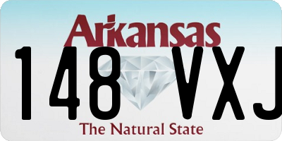 AR license plate 148VXJ