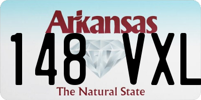 AR license plate 148VXL
