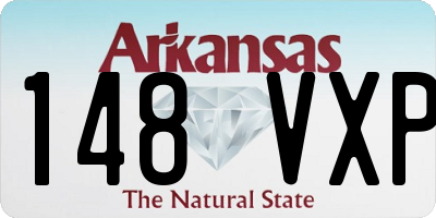 AR license plate 148VXP