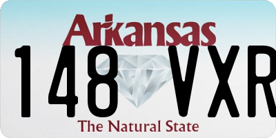 AR license plate 148VXR