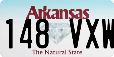 AR license plate 148VXW
