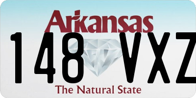 AR license plate 148VXZ