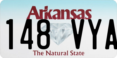 AR license plate 148VYA