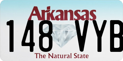 AR license plate 148VYB