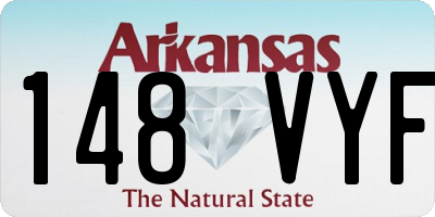 AR license plate 148VYF