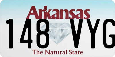 AR license plate 148VYG