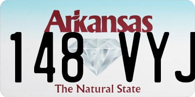 AR license plate 148VYJ