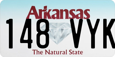 AR license plate 148VYK