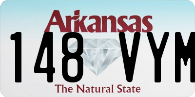 AR license plate 148VYM