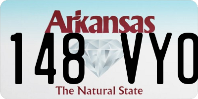 AR license plate 148VYO