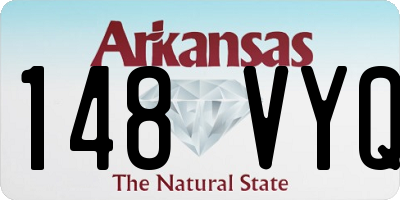 AR license plate 148VYQ