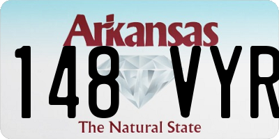 AR license plate 148VYR