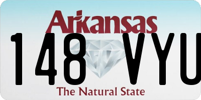 AR license plate 148VYU