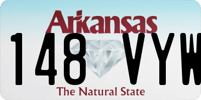 AR license plate 148VYW